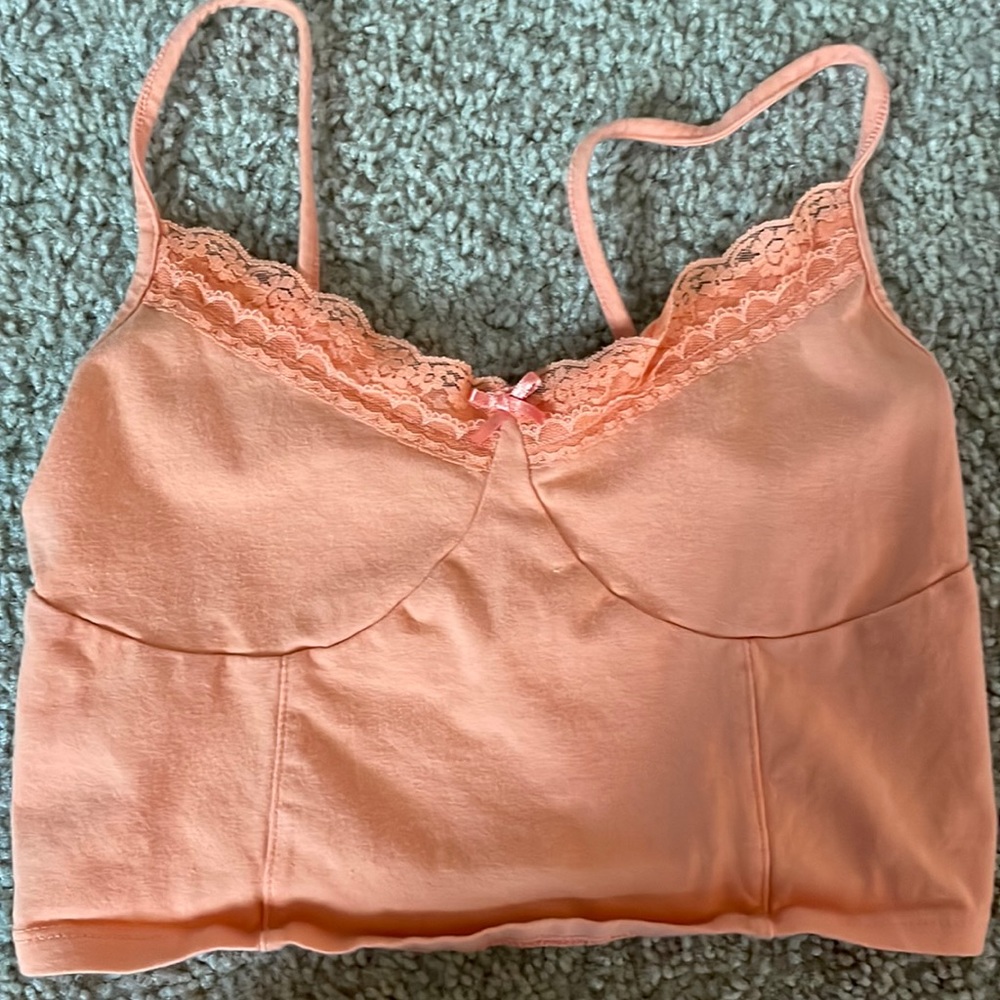 Pacsun, orange crop top, worn once